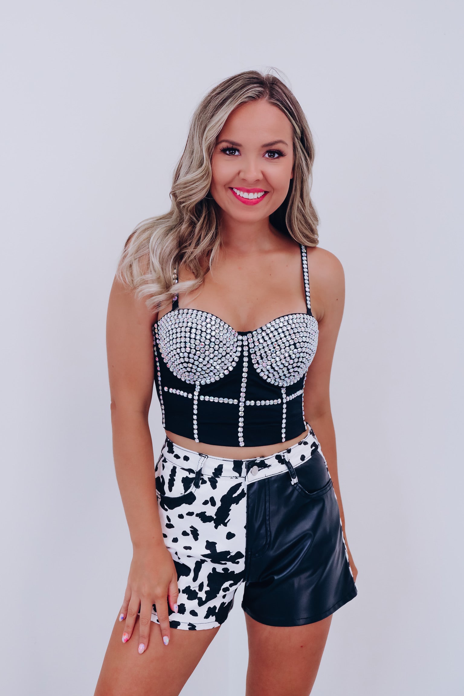 jeweled corset top