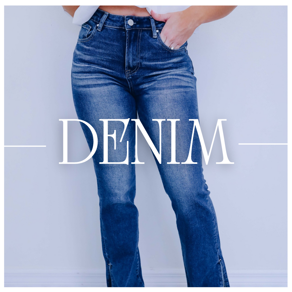 Denim And Lace Bodysuit - Medium Denim – Whiskey Darling Boutique