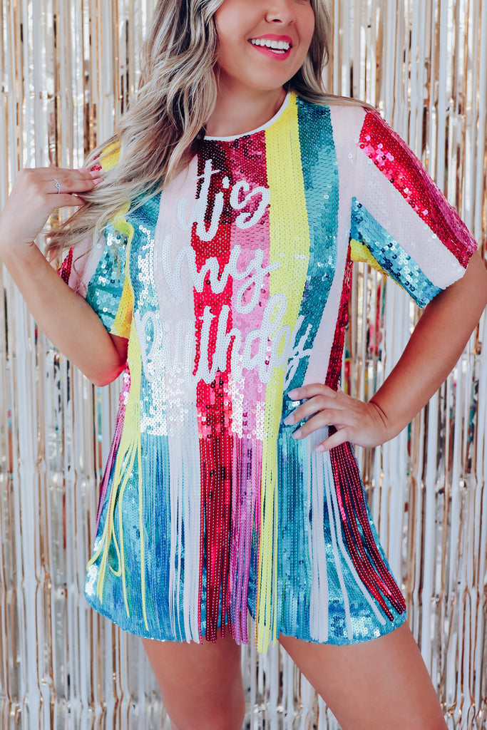 It’s My Birthday Sequin Short Set main image 0