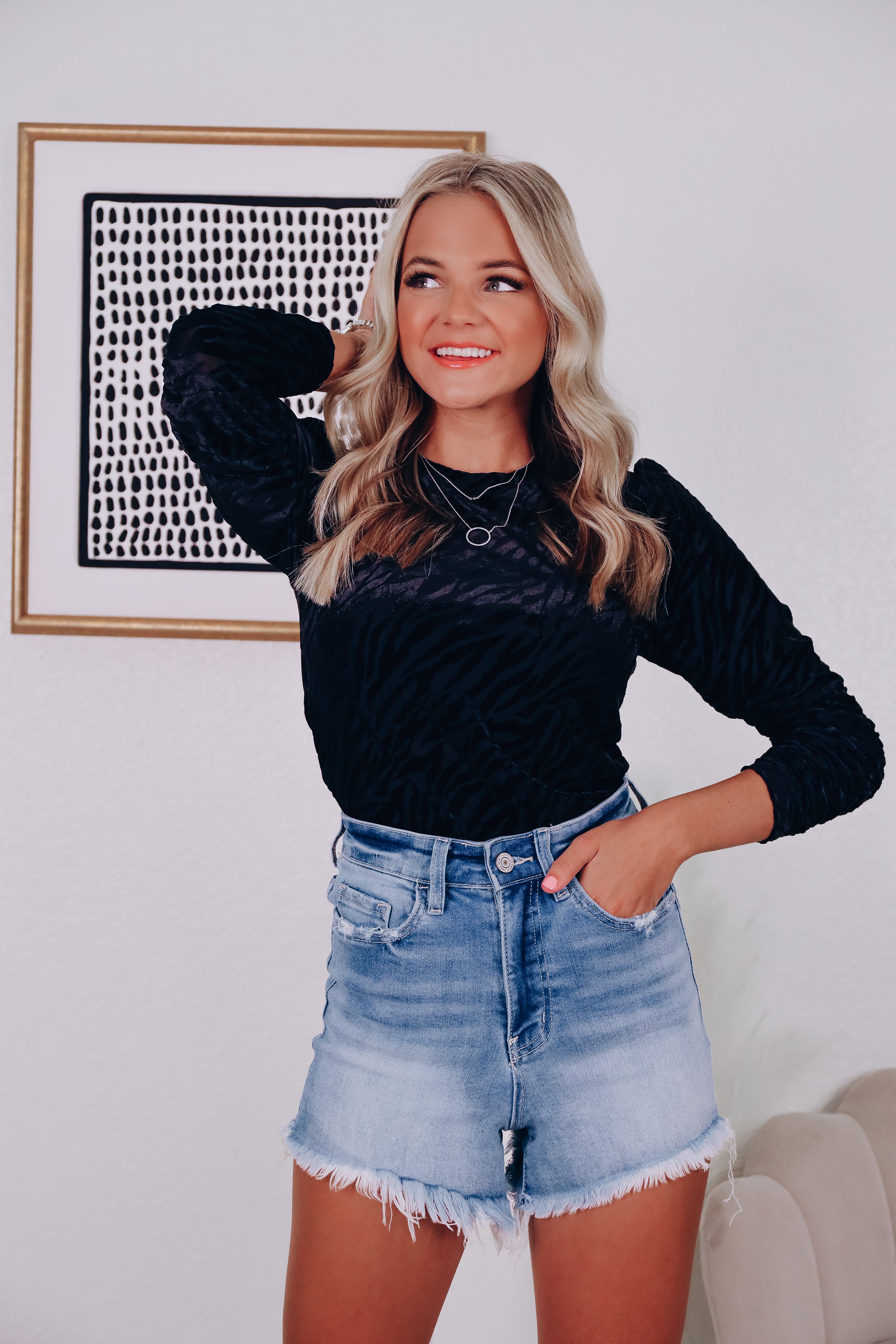 zebra mesh top